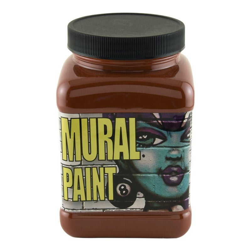 Chroma Acrylic Mural Paint for Interior and Exterior Murals - Lightfast, Mixable, Hard-Wearing Vibrant Pigment, 16 Oz Dirt (2450)
